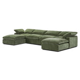 Poly and Bark 6-Seat Aspen Modular U-Sectional