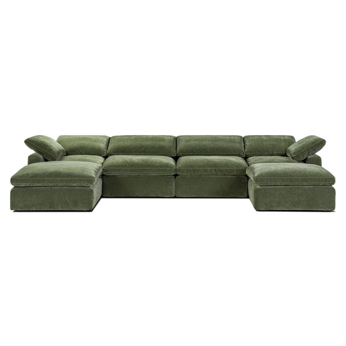 Poly and Bark 6-Seat Aspen Modular U-Sectional