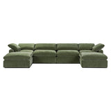 Poly and Bark 6-Seat Aspen Modular U-Sectional