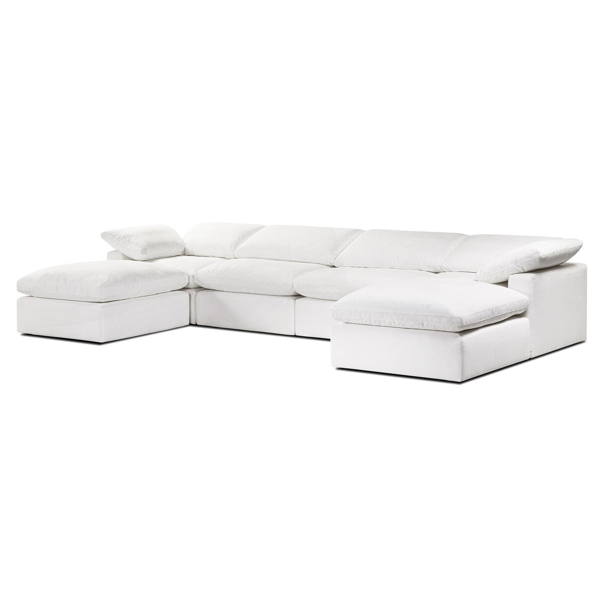 Poly and Bark 6-Seat Aspen Modular U-Sectional