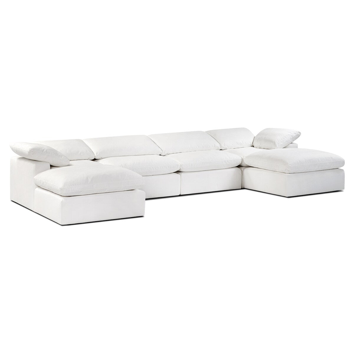 Poly and Bark 6-Seat Aspen Modular U-Sectional