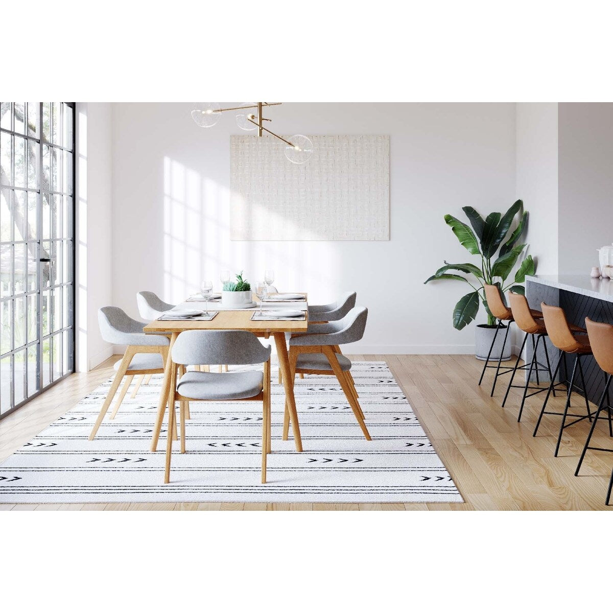 Poly and Bark Cleo 86" Dining Table