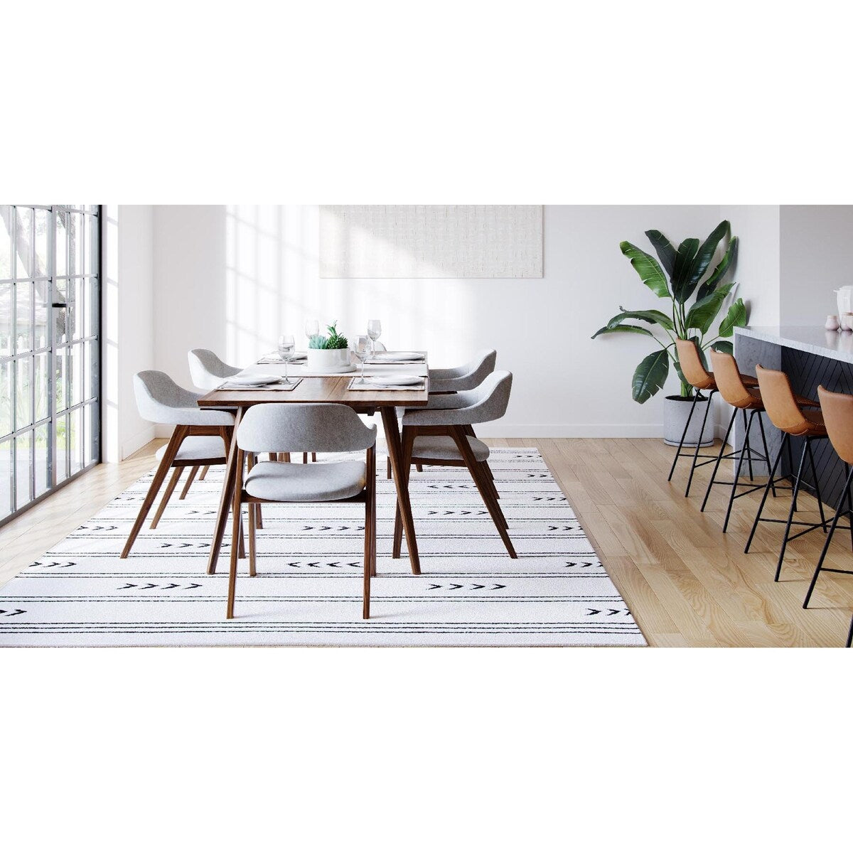Poly and Bark Cleo 86" Dining Table