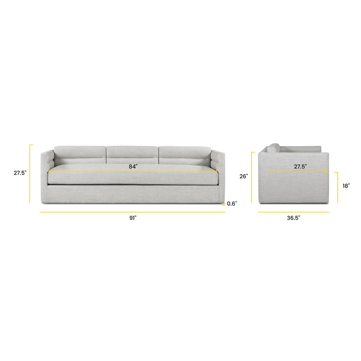 Poly and Bark Flora Sofa