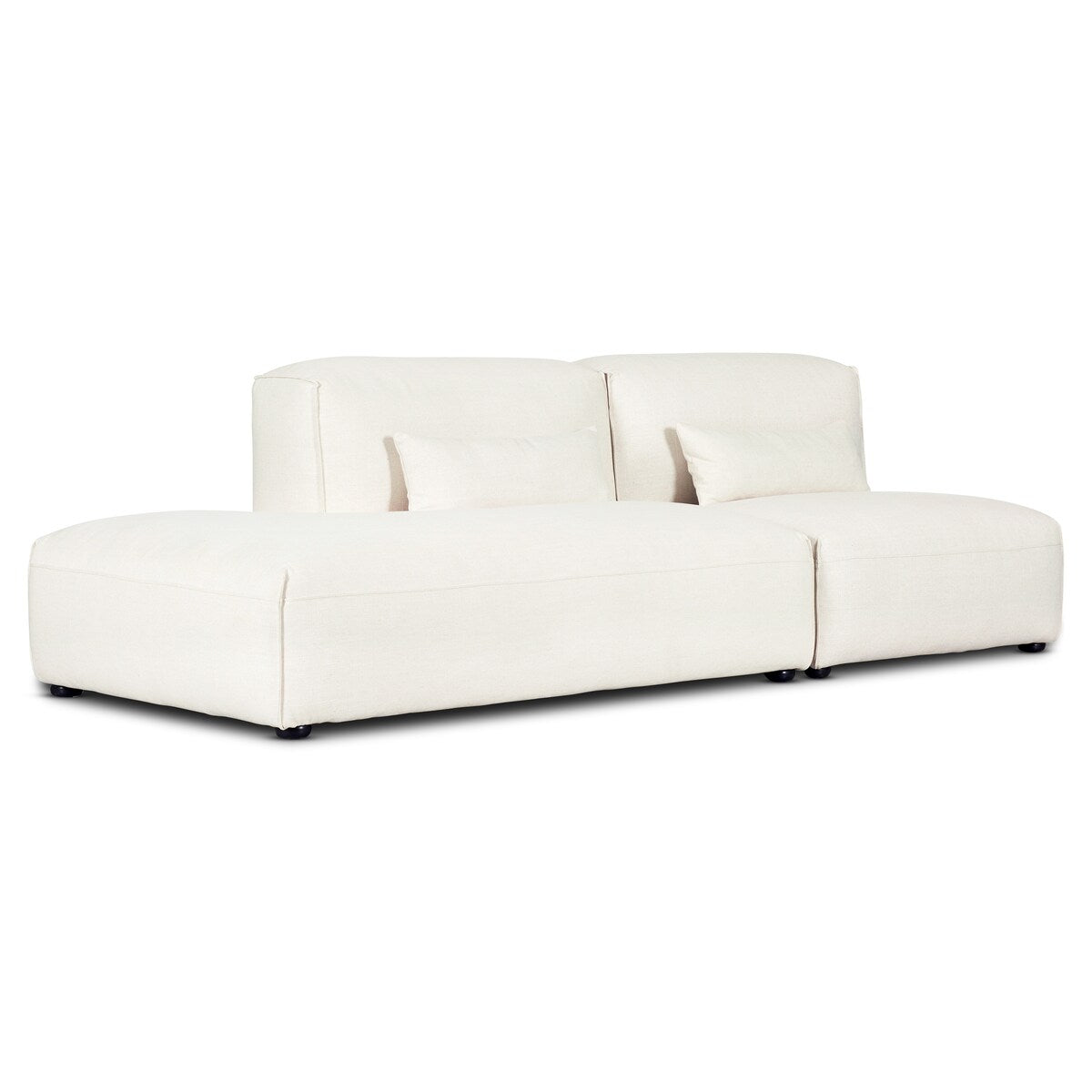 Poly and Bark Infina Left Armless Modular 2 Piece Sofa