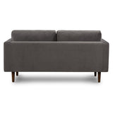 Poly & Bark Napa 72" Velvet Fabric Apartment Sofa
