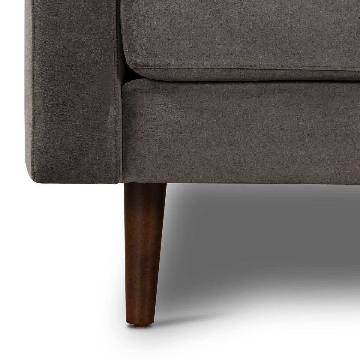 Poly & Bark Napa 72" Velvet Fabric Apartment Sofa