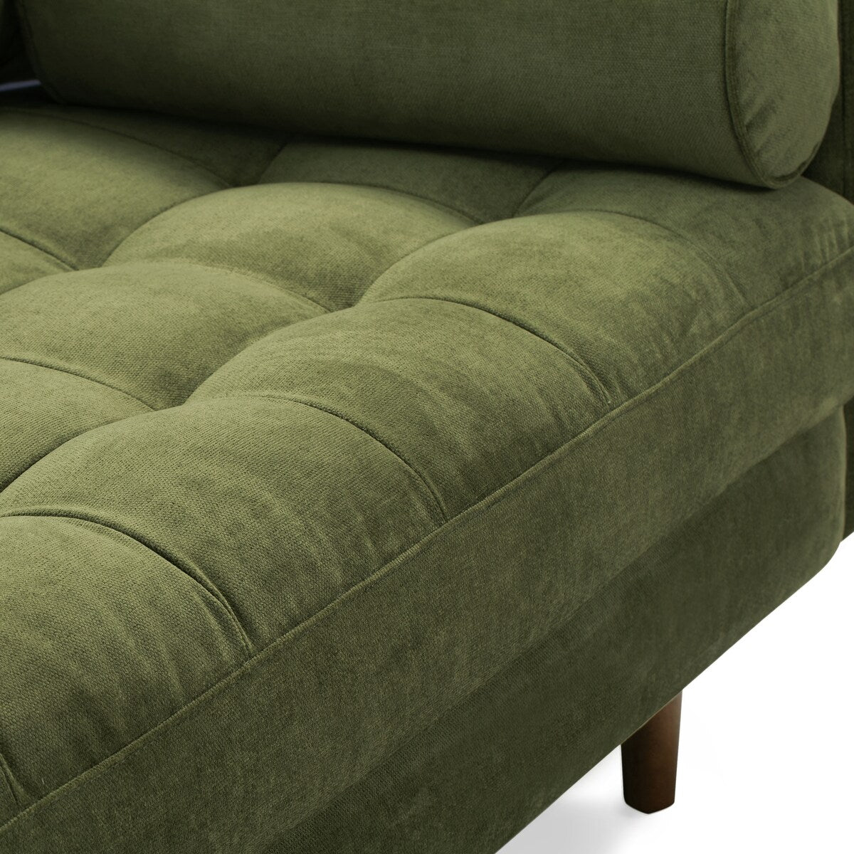 Poly & Bark Napa 72" Velvet Fabric Apartment Sofa