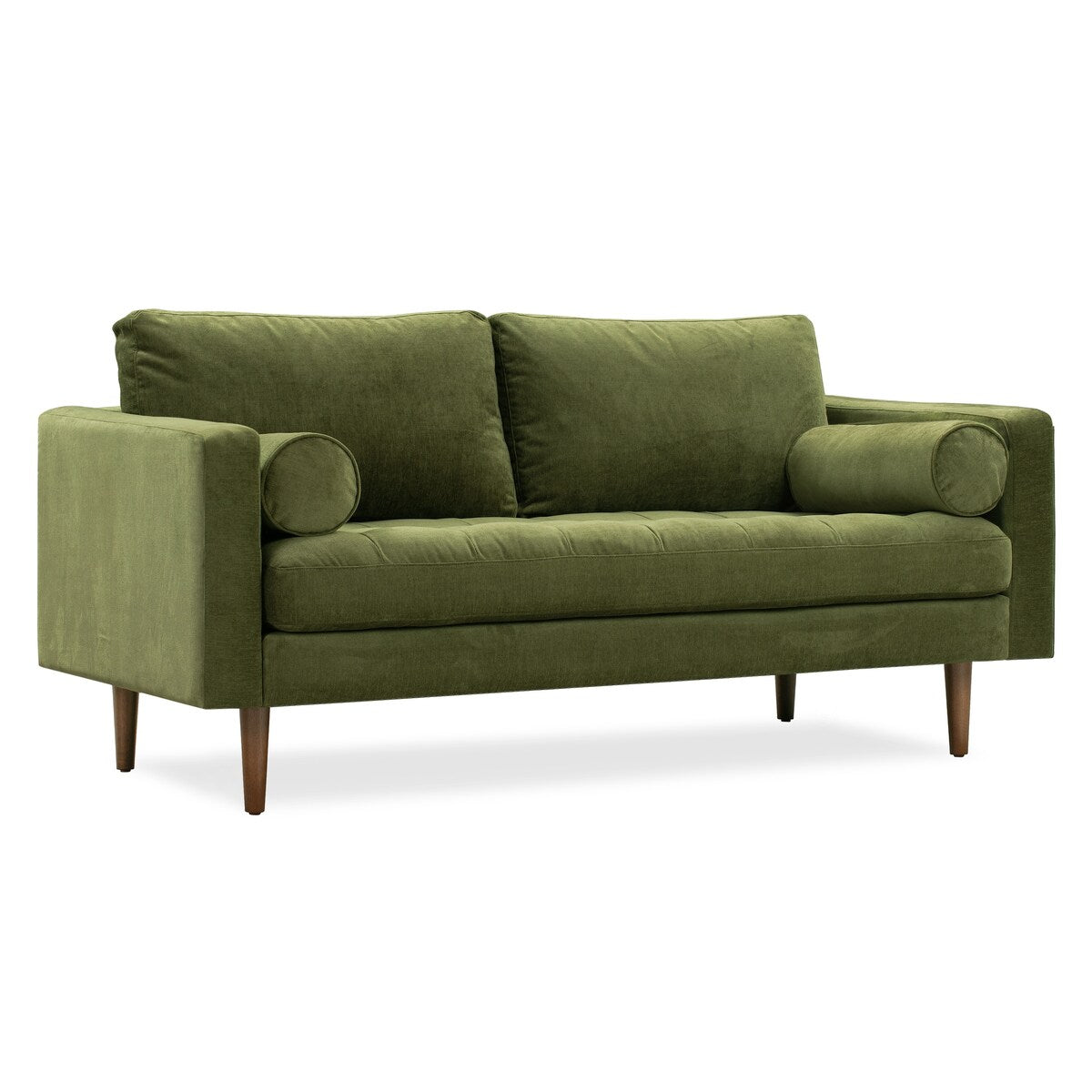 Poly & Bark Napa 72" Velvet Fabric Apartment Sofa