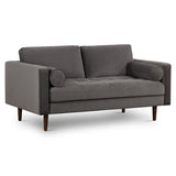 Poly & Bark Napa 72" Velvet Fabric Apartment Sofa