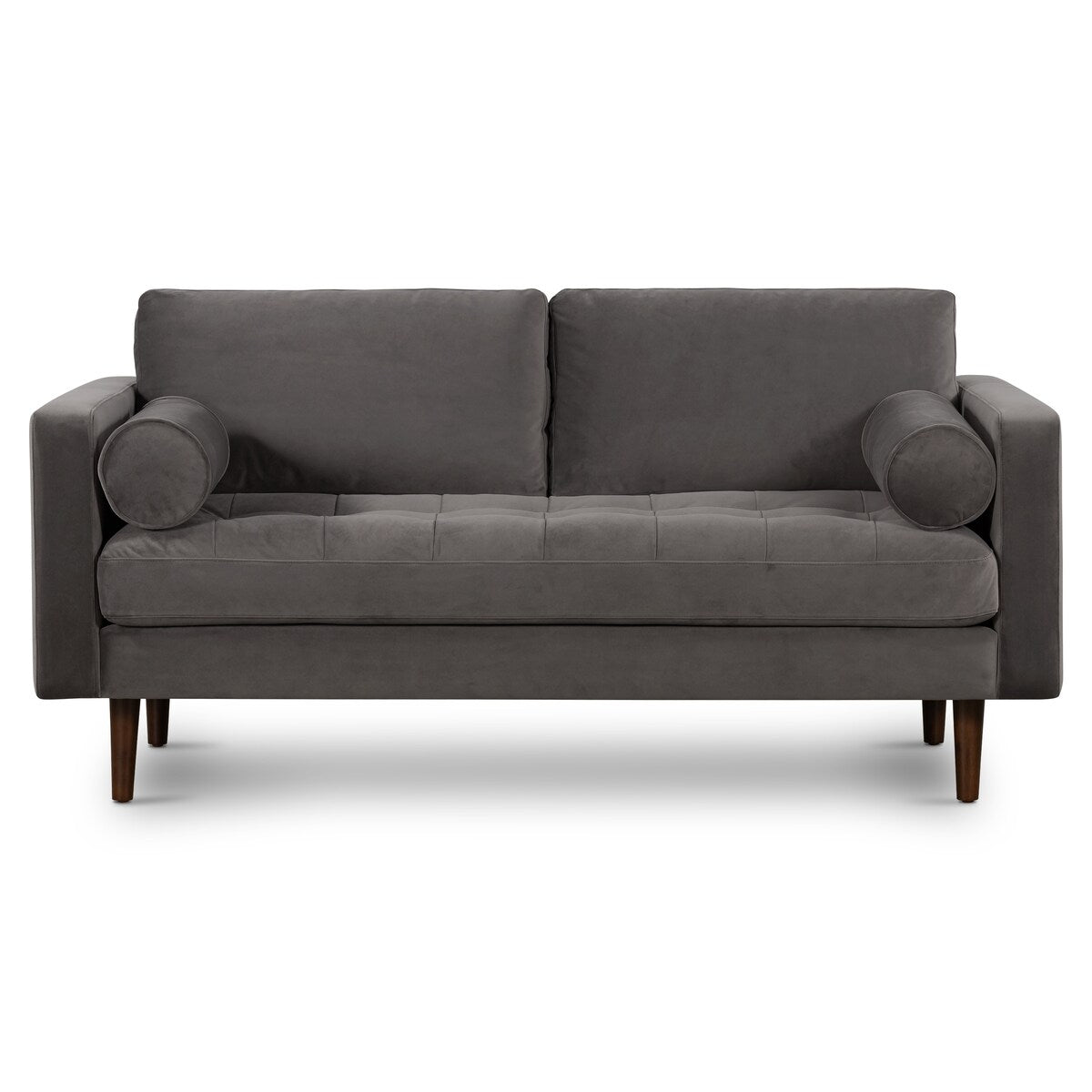 Poly & Bark Napa 72" Velvet Fabric Apartment Sofa