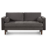 Poly & Bark Napa 72" Velvet Fabric Apartment Sofa