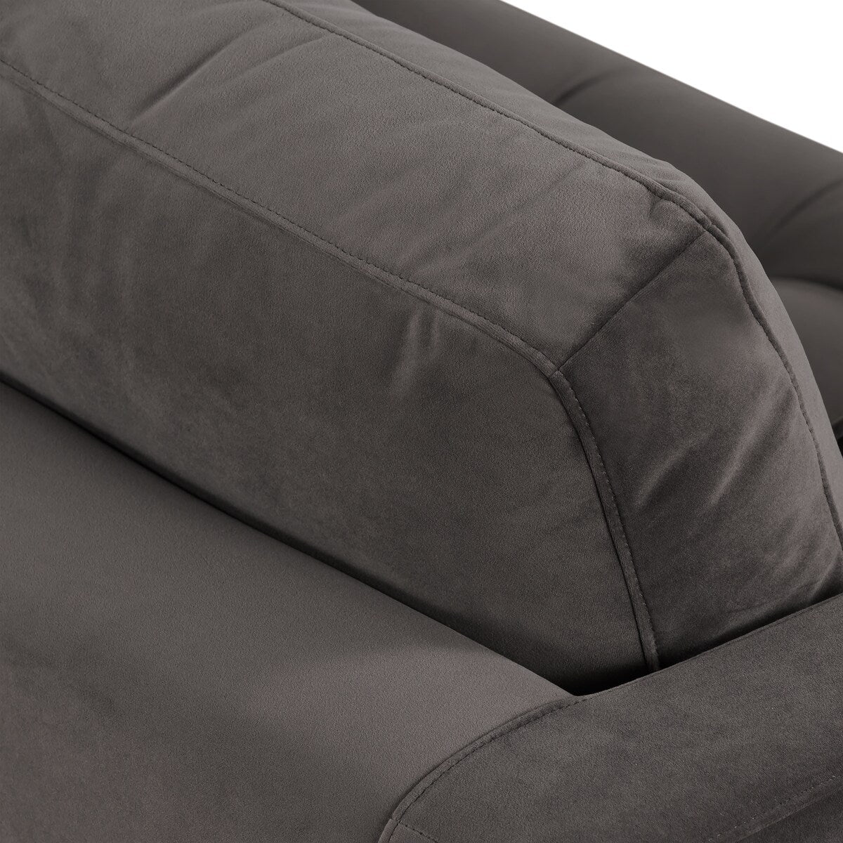 Poly & Bark Napa 72" Velvet Fabric Apartment Sofa