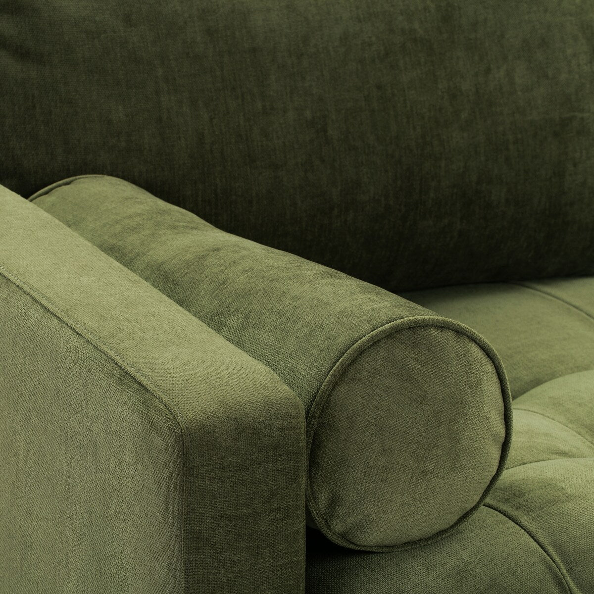 Poly & Bark Napa 72" Velvet Fabric Apartment Sofa