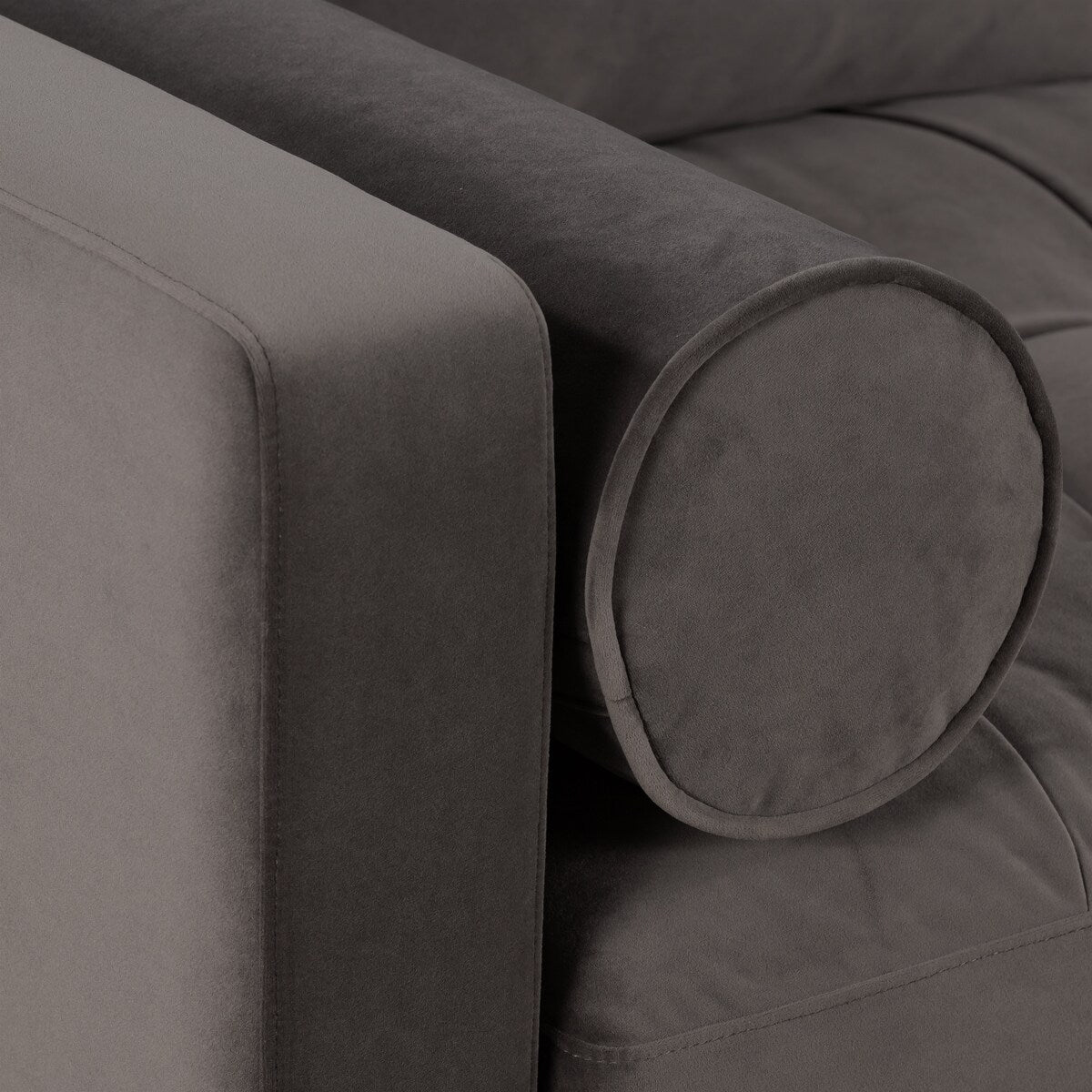 Poly & Bark Napa 72" Velvet Fabric Apartment Sofa