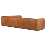 Poly & Bark Piazza Reversible Corner Sectional Sofa in Saddle Tan