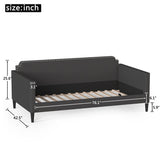 Polyester twin daybed, Gray