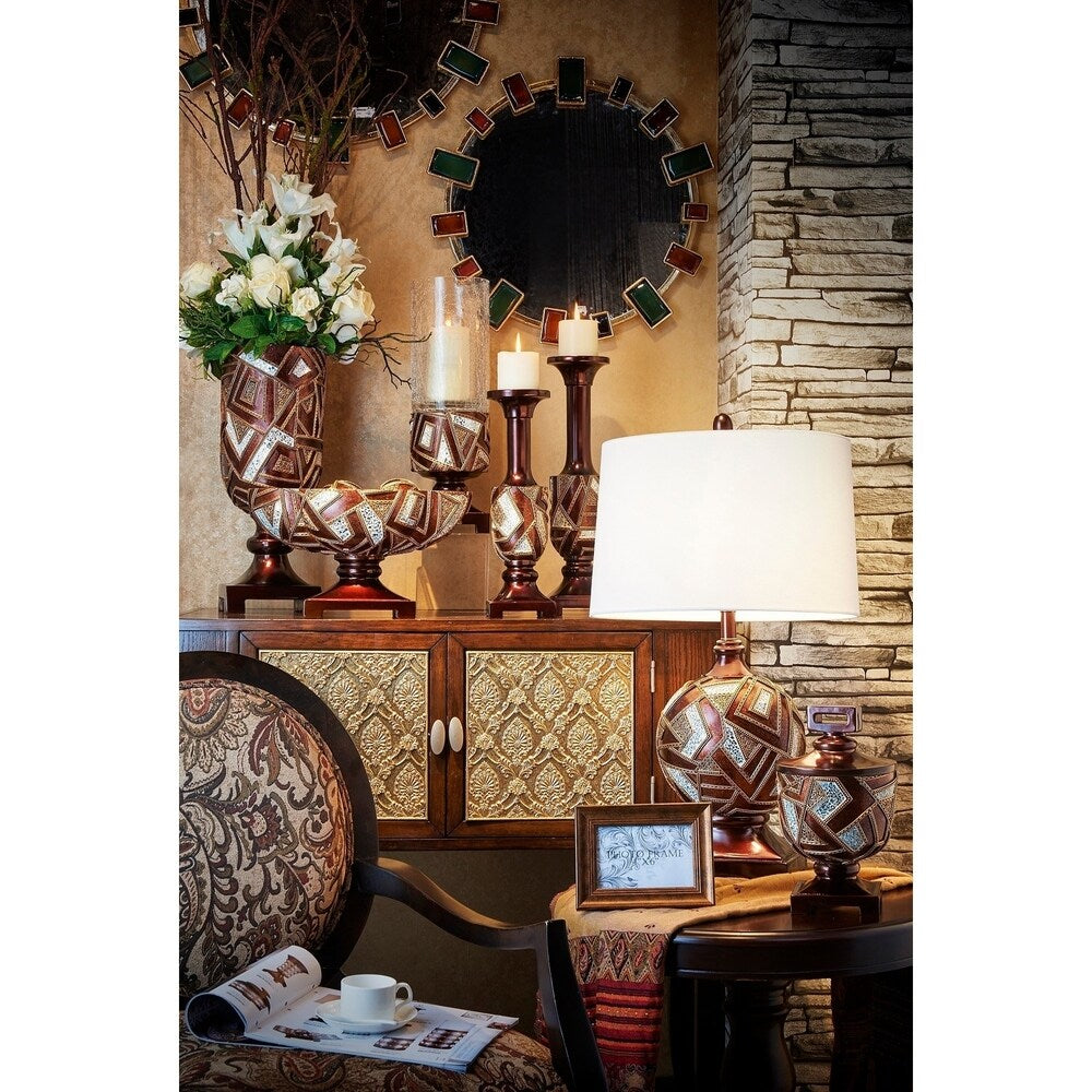 29.75"H Polymosaic Table Lamp