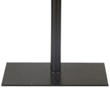 Polyresin Circular Swirl Table Top Decor with Stand, Gold and Black