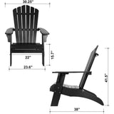 Polystyrene Adirondack Chair