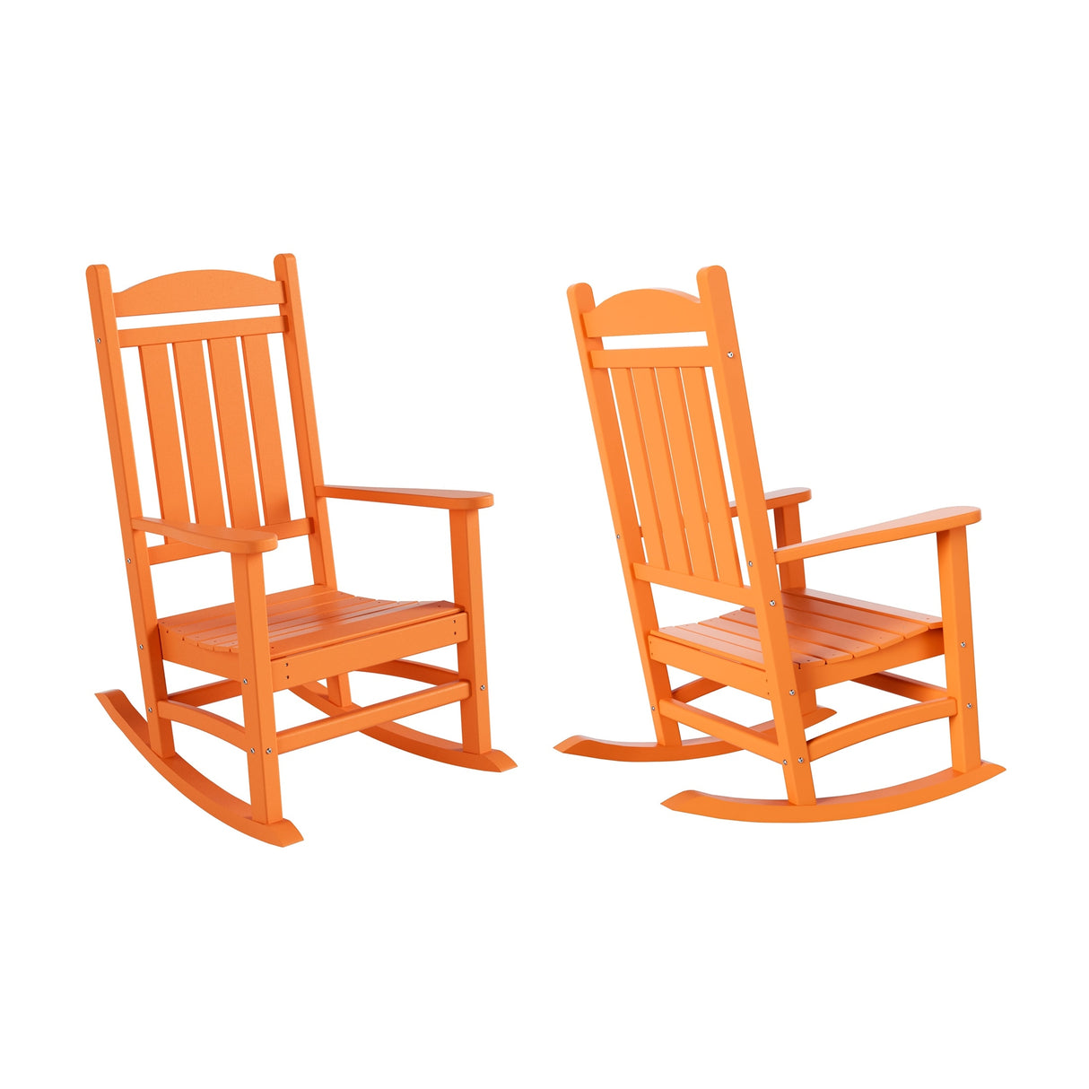 Polytrends Laguna Hdpe All Weather Outdoor Patio Rocking Chair (Set of 2)