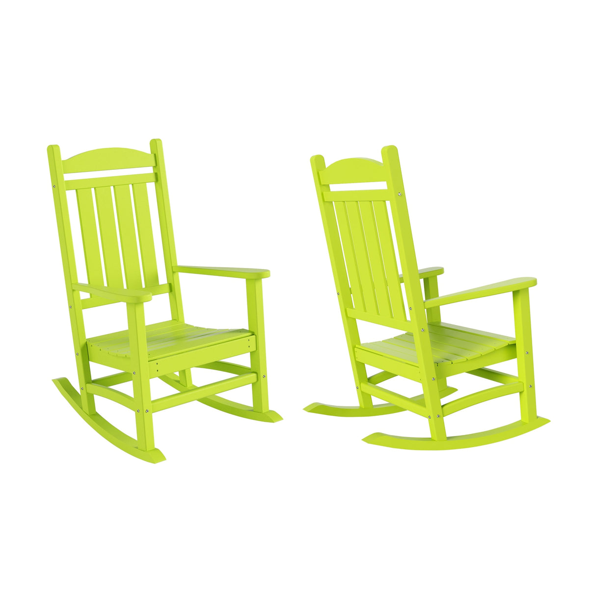 Polytrends Laguna Hdpe All Weather Outdoor Patio Rocking Chair (Set of 2)