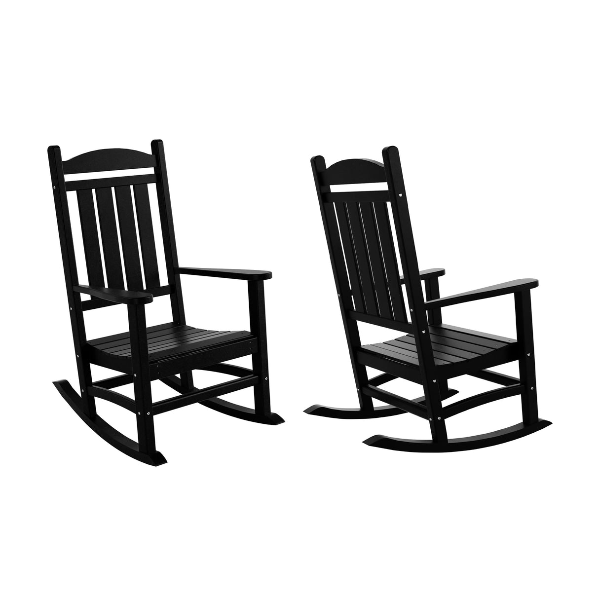 Polytrends Laguna Hdpe All Weather Outdoor Patio Rocking Chair (Set of 2)