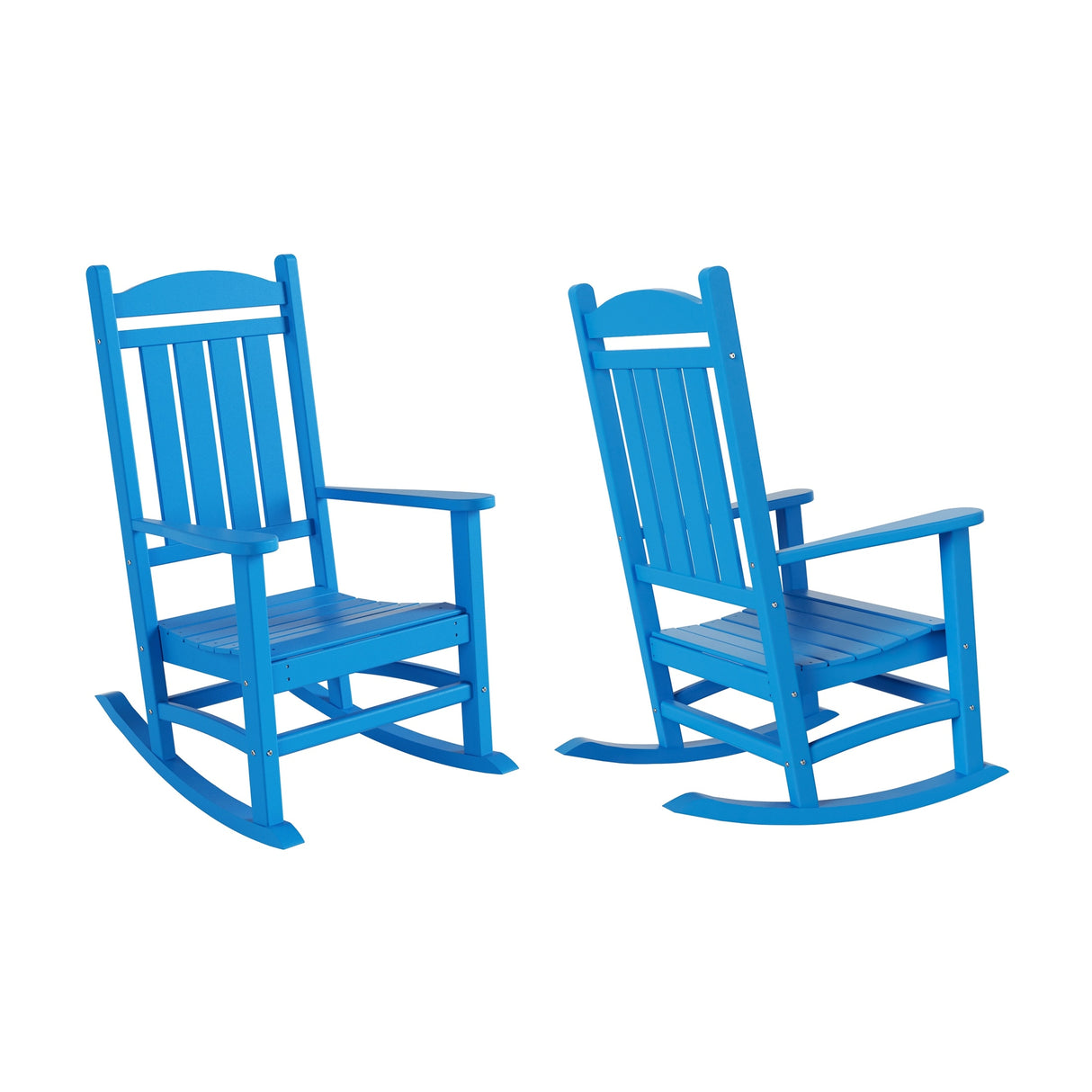 Polytrends Laguna Hdpe All Weather Outdoor Patio Rocking Chair (Set of 2)
