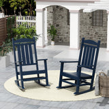 Polytrends Laguna Hdpe All Weather Outdoor Patio Rocking Chair (Set of 2)