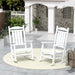 Polytrends Laguna Hdpe All Weather Outdoor Patio Rocking Chair (Set of 2)