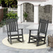 Polytrends Laguna Hdpe All Weather Outdoor Patio Rocking Chair (Set of 2)