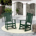 Polytrends Laguna Hdpe All Weather Outdoor Patio Rocking Chair (Set of 2)