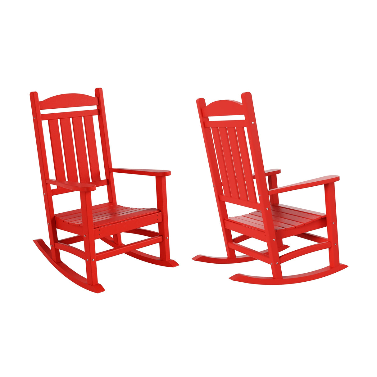 Polytrends Laguna Hdpe All Weather Outdoor Patio Rocking Chair (Set of 2)