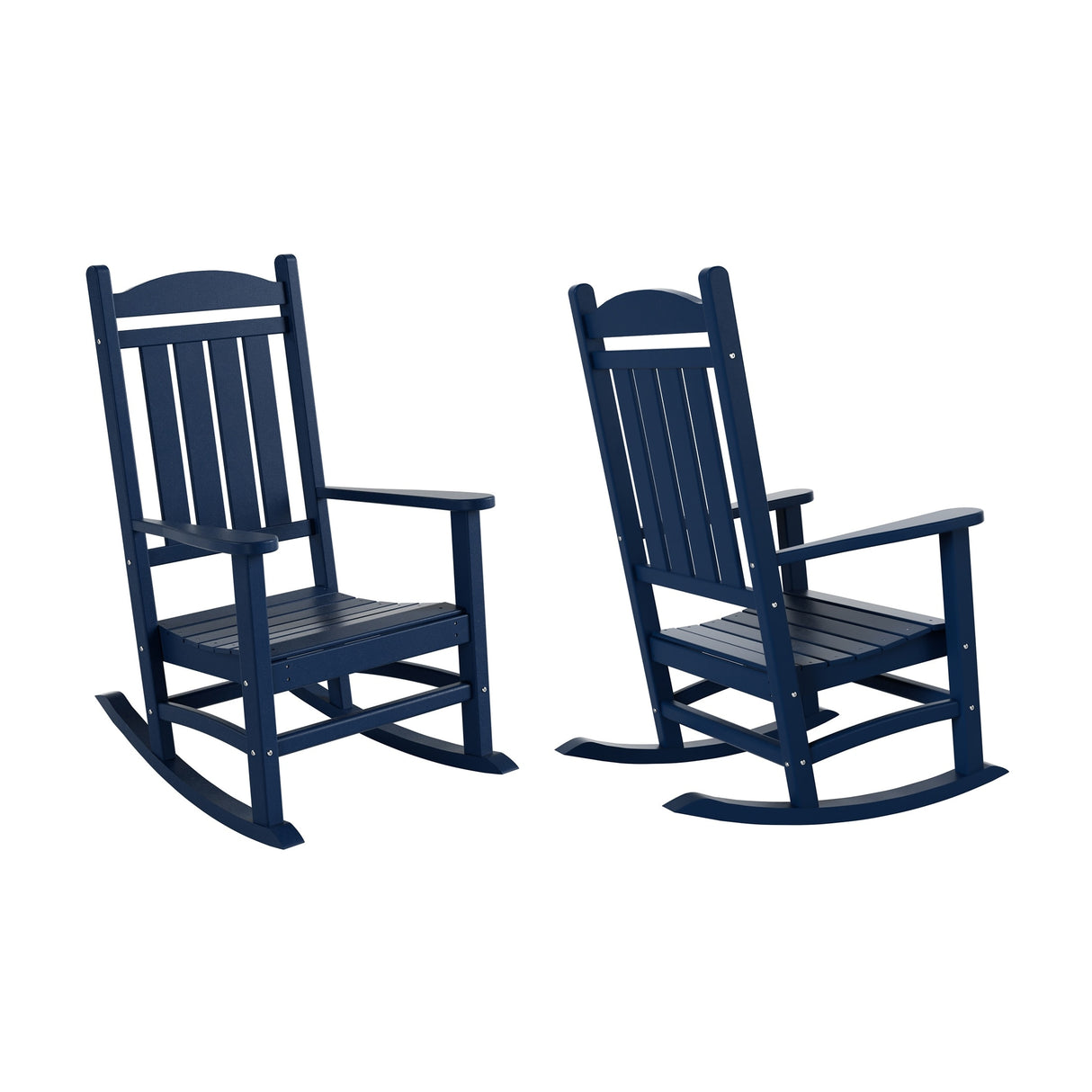 Polytrends Laguna Hdpe All Weather Outdoor Patio Rocking Chair (Set of 2)