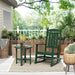 Polytrends Laguna Hdpe All Weather Outdoor Patio Rocking Chair With Side Table (2-Piece Set)