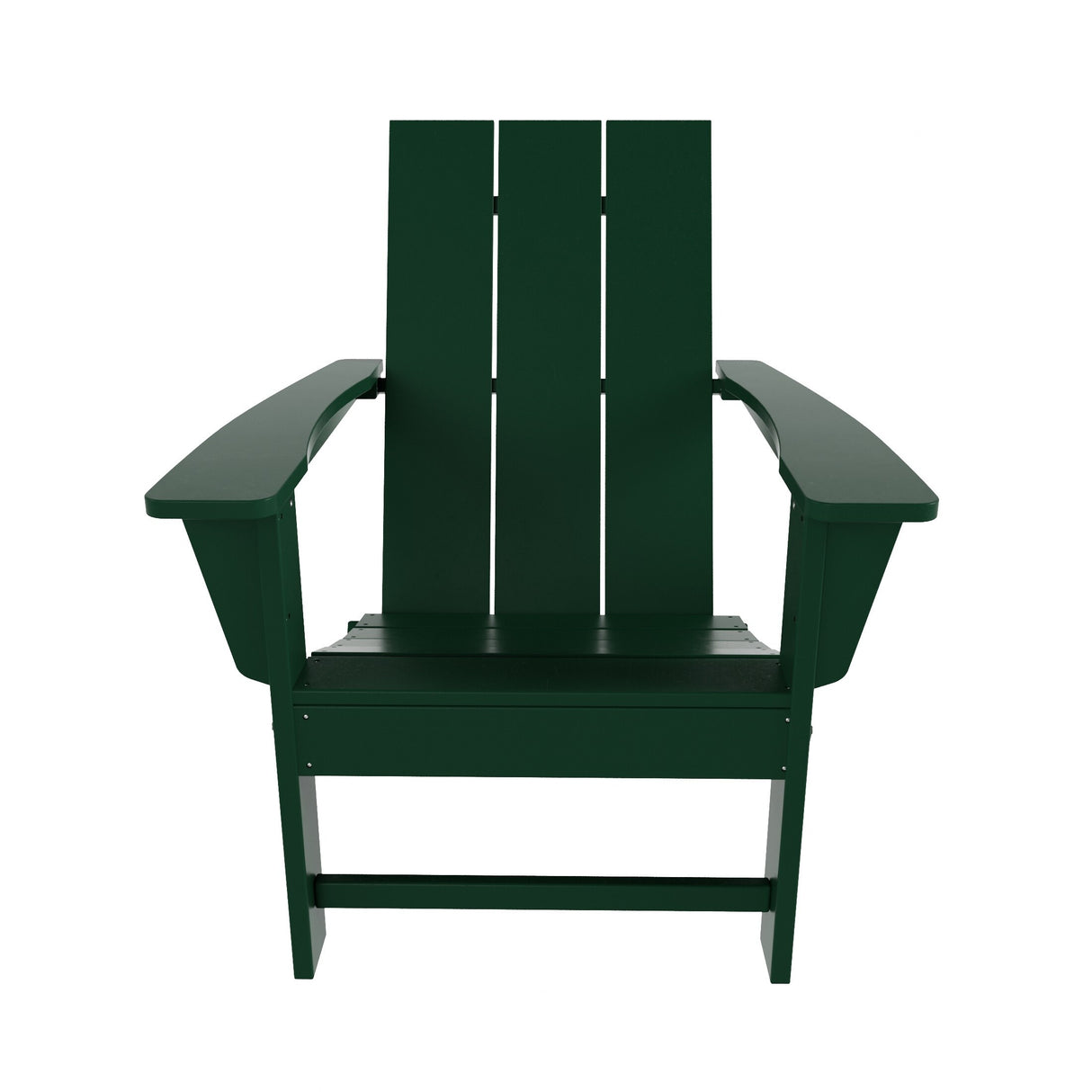 Polytrends Shoreside Modern 12-Piece Folding Adirondack Chair With Ottoman And Side Table