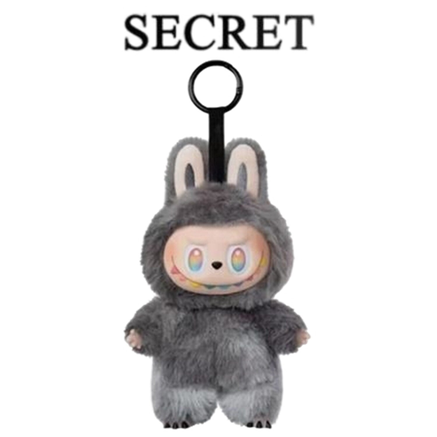 Pop Mart Labubu Plush Doll Keychain, SECRET EDITION ID The