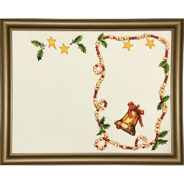Popcorn And Cranberries-WILBRE75393 Framed Print 11"x14.25" by William Breedon