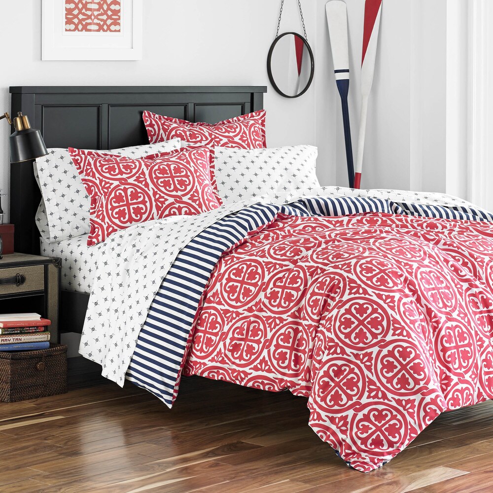 Poppy & Fritz Morgan Cotton Medallion Comforter Set