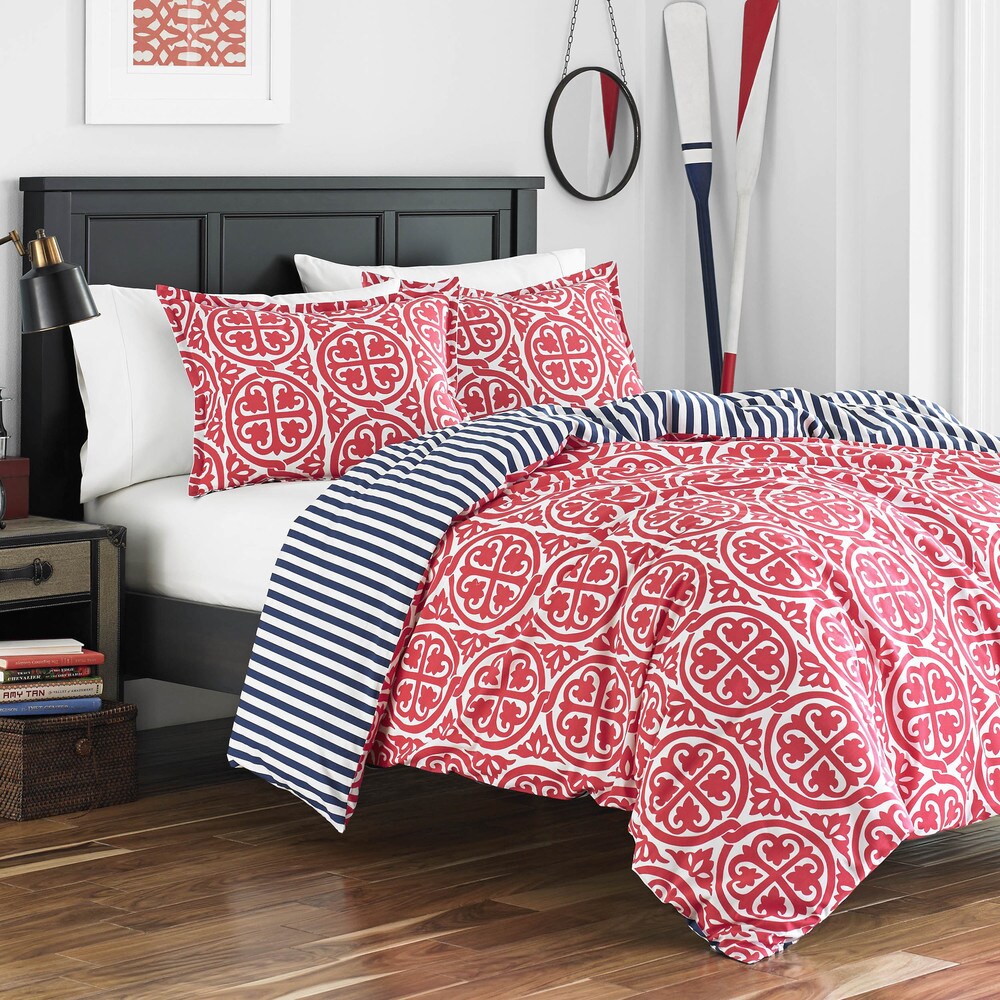 Poppy & Fritz Morgan Cotton Medallion Comforter Set