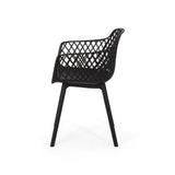 Poppy Outdoor Modern Dining Chair (Set of 2) by Christopher Knight Home