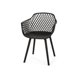 Poppy Outdoor Modern Dining Chair (Set of 2) by Christopher Knight Home