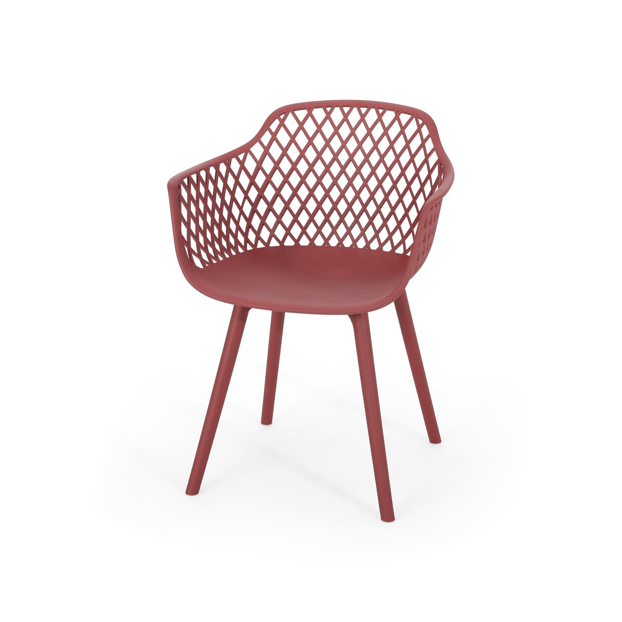 Poppy Outdoor Modern Dining Chair (Set of 2) by Christopher Knight Home