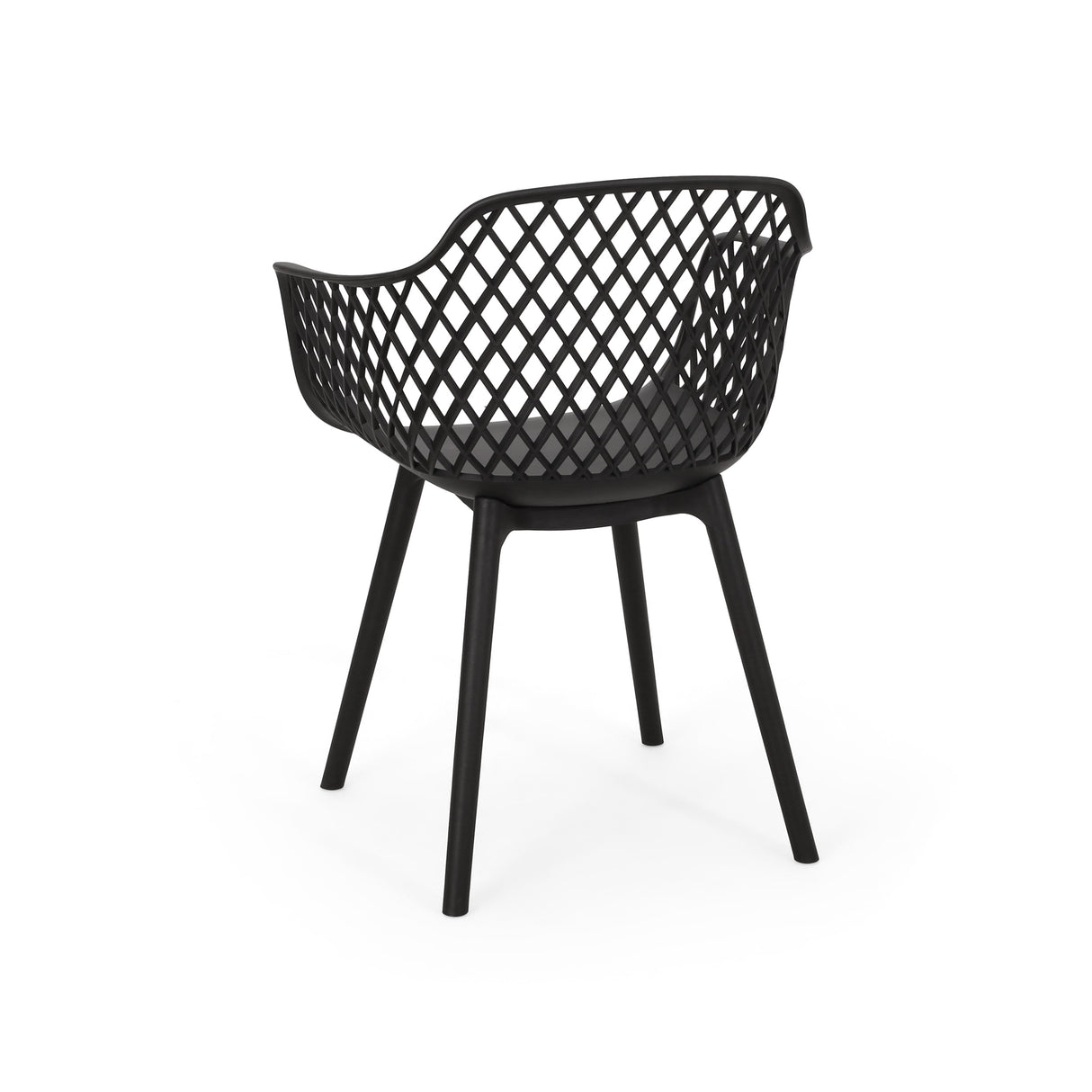 Poppy Outdoor Modern Dining Chair (Set of 2) by Christopher Knight Home