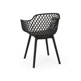 Poppy Outdoor Modern Dining Chair (Set of 2) by Christopher Knight Home