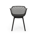 Poppy Outdoor Modern Dining Chair (Set of 2) by Christopher Knight Home