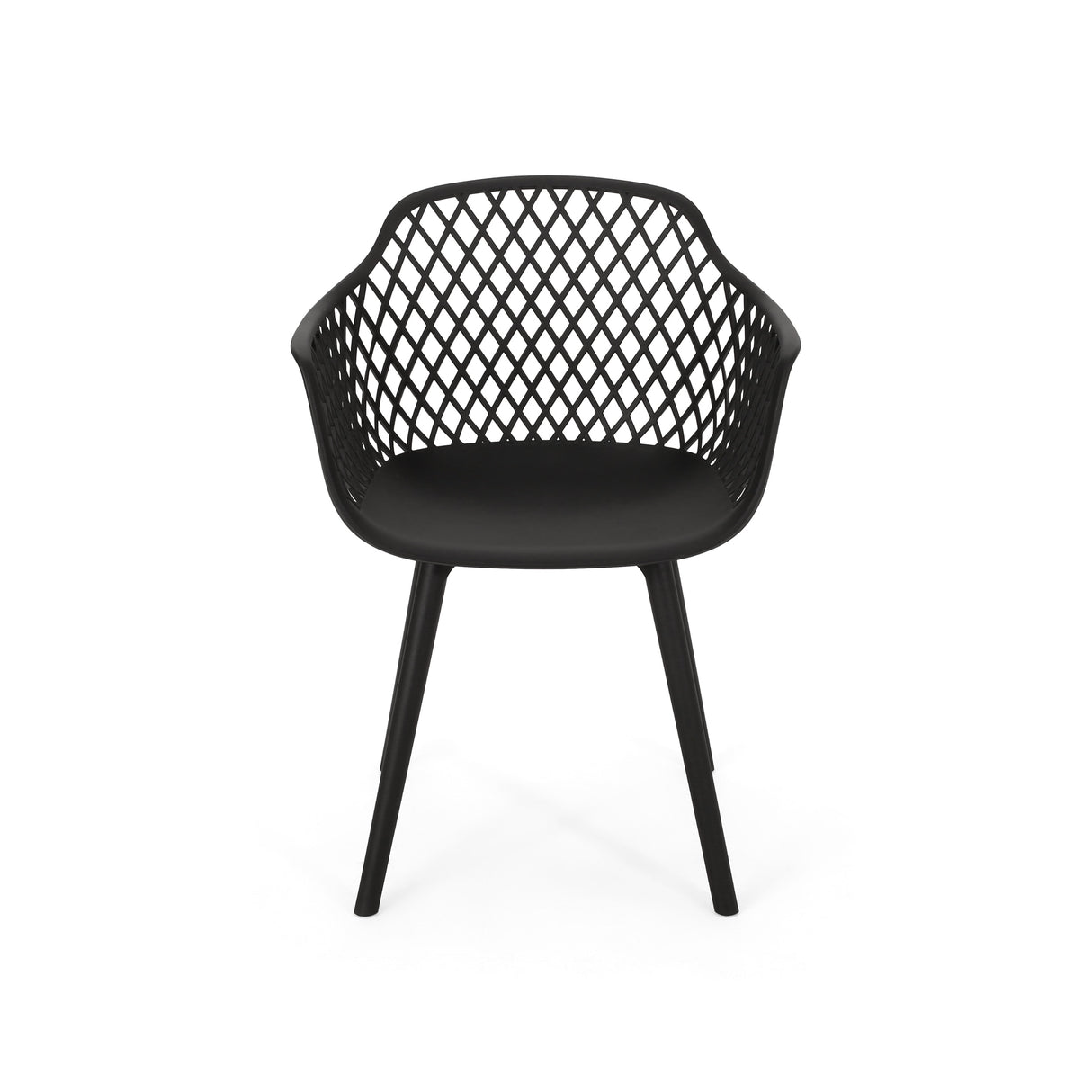 Poppy Outdoor Modern Dining Chair (Set of 2) by Christopher Knight Home
