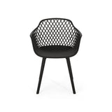 Poppy Outdoor Modern Dining Chair (Set of 2) by Christopher Knight Home