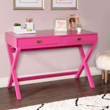 Poppy Rectangular Writing Desk with Storage