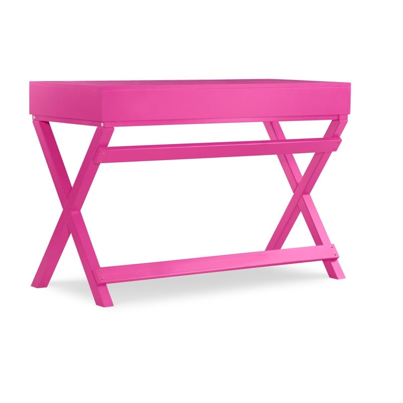 Poppy Rectangular Writing Desk with Storage